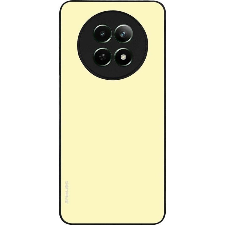 Husa telefon Sonique ColorBloc Series, galben, silicon, pentru Realme 12 5G / Realme 12x