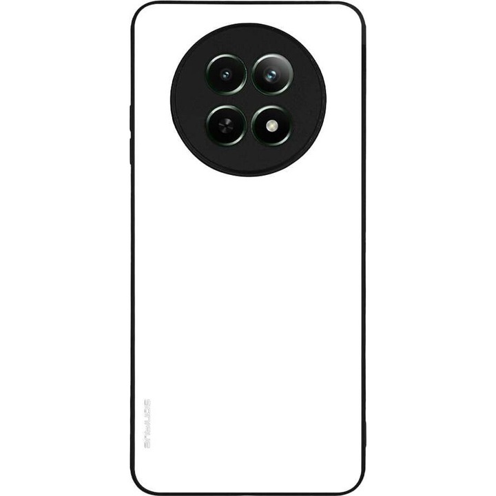 Husa telefon Sonique ColorBloc Series, alb, silicon cu acrilic, protectie antisoc, pentru Realme 12 5G / Realme 12x