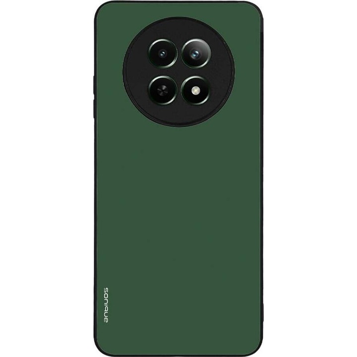 Husa telefon Sonique ColorBloc Series, verde, silicon cu spate acrilic, protectie antisoc, pentru Realme 12 5G / Realme 12x