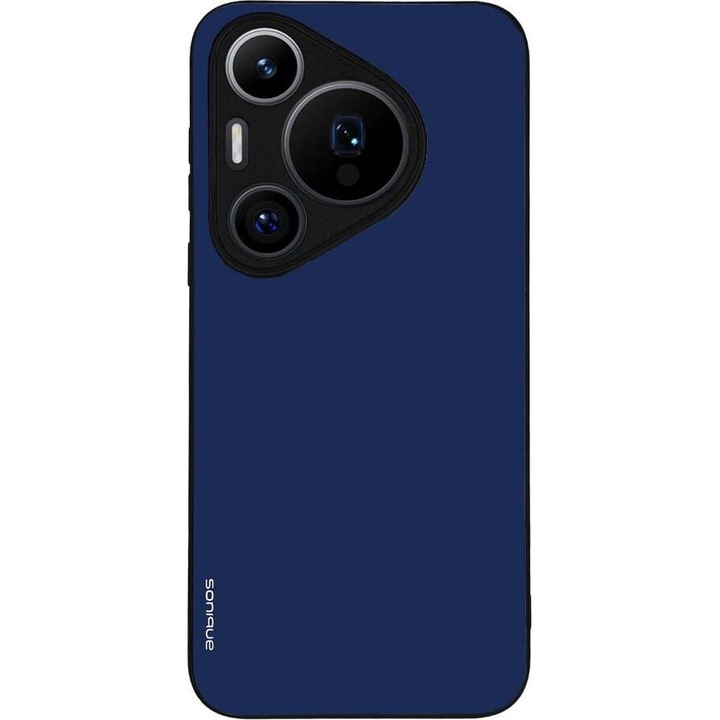 Husa telefon Sonique ColorBloc Series, protectie extra, antiderapanta, albastra, pentru Huawei Pura 70 Pro