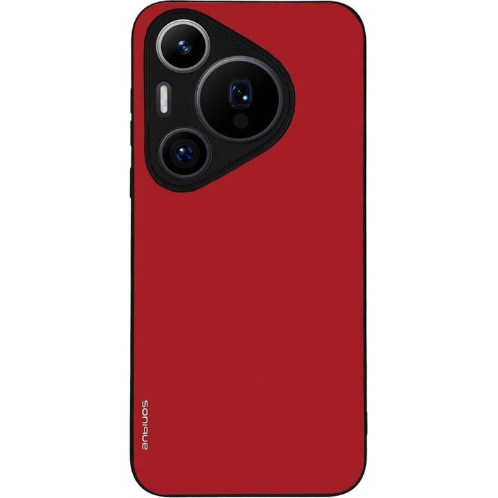 Husa telefon Sonique ColorBloc Series, rosie, pentru Huawei Pura 70 Pro, silicon, antisoc