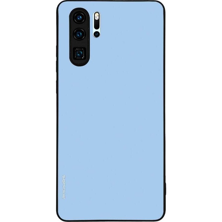 Husa telefon Sonique ColorBloc pentru Huawei P30 Pro, silicon, antisoc, turcoaz