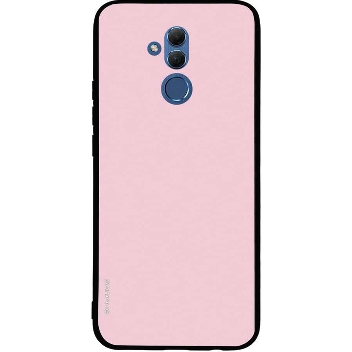 Husa telefon Sonique ColorBloc Series, roz, pentru Huawei Mate 20 Lite, silicon, antisoc