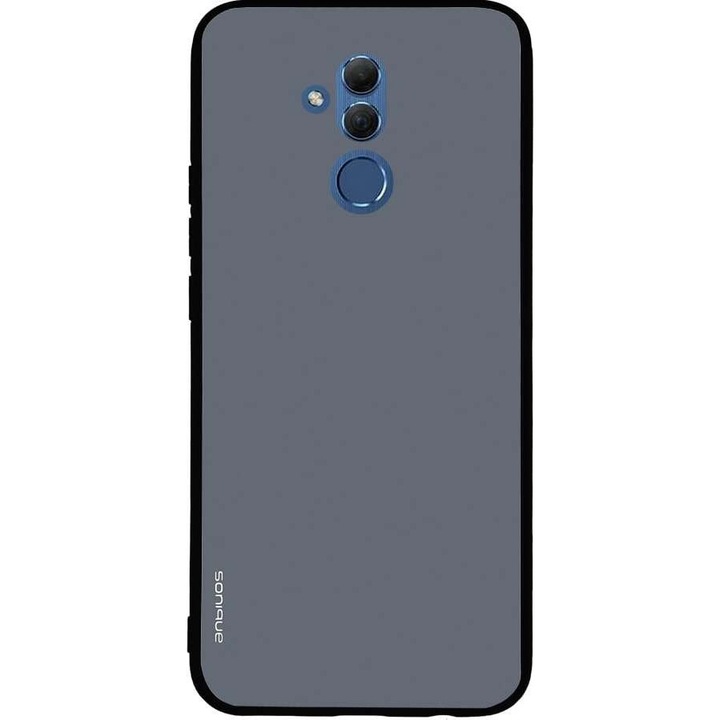 Husa telefon Sonique ColorBloc Series, marime pentru Huawei Mate 20 Lite, culoare albastru inchis, material siliconic cu spate acrilic, protectie antisoc.