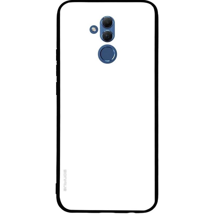 Husa telefon Sonique ColorBloc Series, alb, pentru Huawei Mate 20 Lite, silicon, protectie antisoc