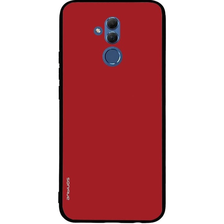 Husa telefon Sonique ColorBloc Series, rosie, pentru Huawei Mate 20 Lite, silicon, antisoc