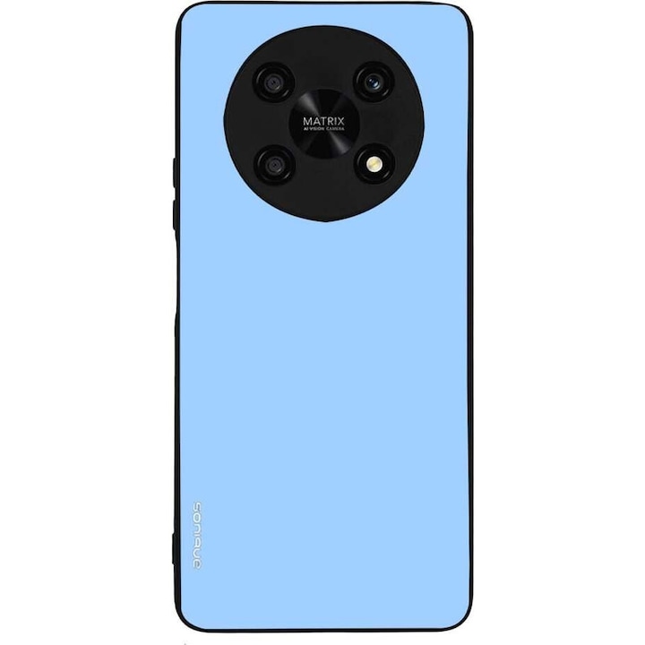 Husa telefon Sonique ColorBloc Series, turcoaz, silicon cu spate acrilic, antisoc, pentru Honor Magic4 Lite 5G