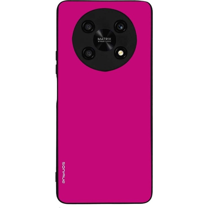 Husa telefon Sonique ColorBloc Series, roz, silicon, antisoc, pentru Honor Magic4 Lite 5G