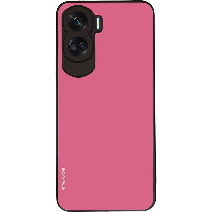 Husa telefon Sonique ColorBloc Series, roz, silicon, antisoc, pentru Honor 90 Lite 5G