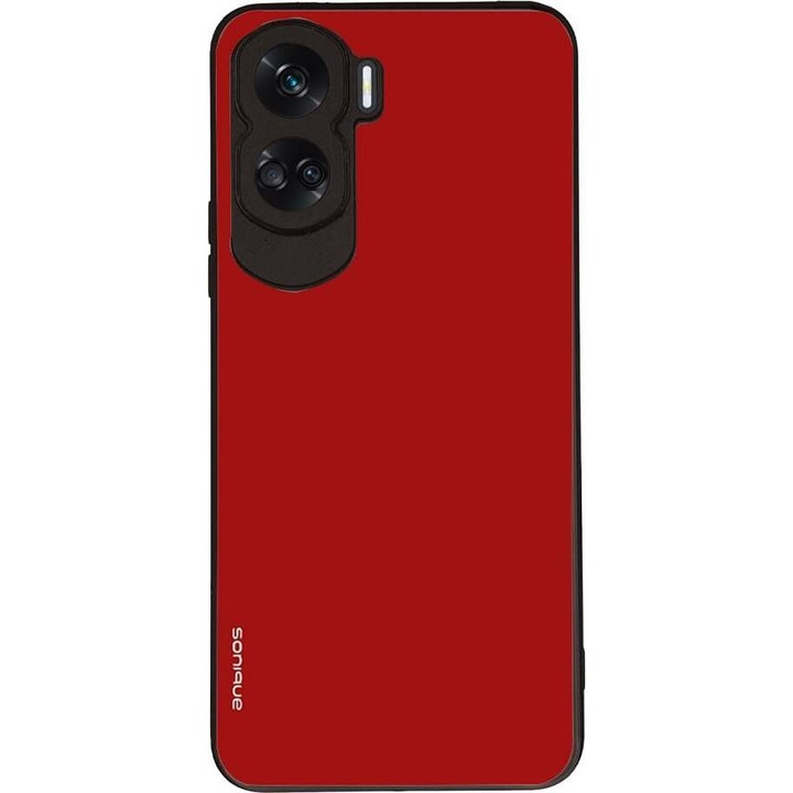 Husa telefon Sonique ColorBloc Series, rosie, silicon, antisoc, pentru Honor 90 Lite 5G