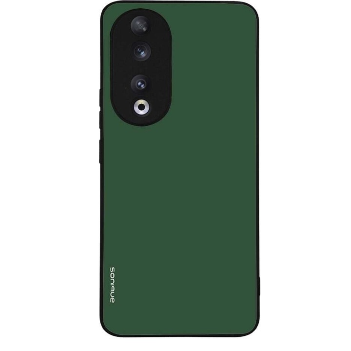 Husa telefon Sonique ColorBloc Series, verde, silicon, antisoc, pentru Honor 90 5G