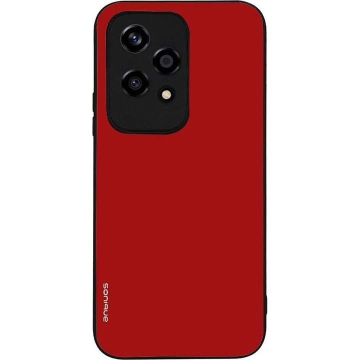 Husa telefon Sonique ColorBloc Series, rosie, silicon, antisoc, pentru Honor 200 Lite 5G