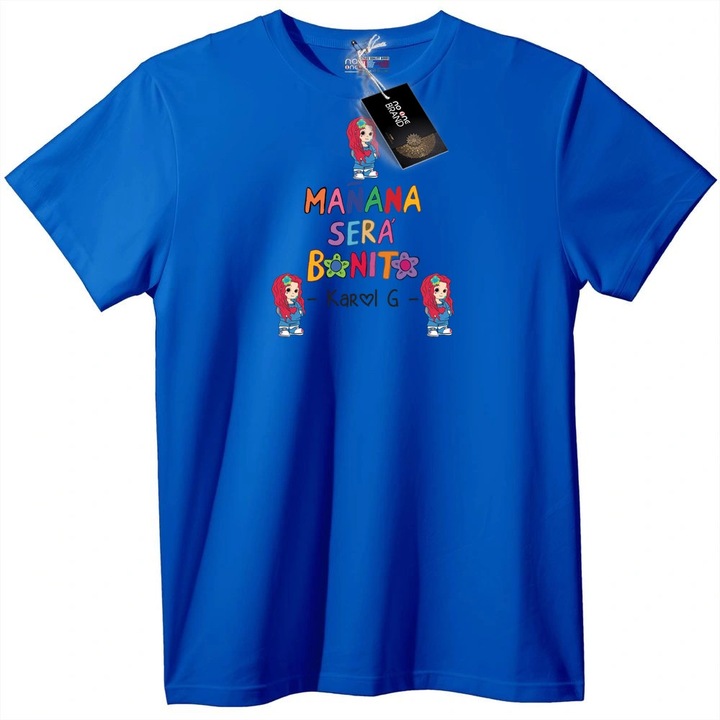 Tricou Va Fi Albastru, Albastru