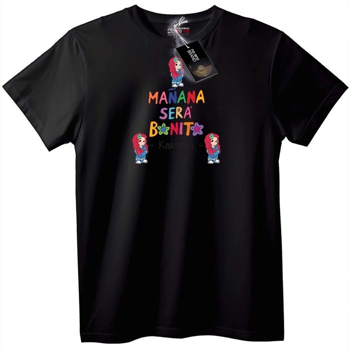 Tricou Negru Mâine Va Fi Frumos, Negru