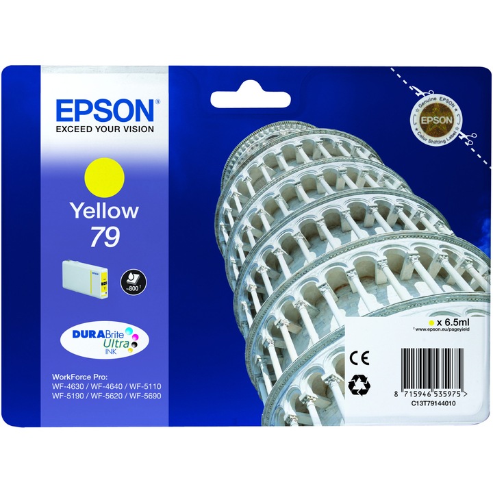 Epson T7914 tintapatron, Sárga