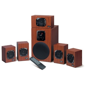 Boxe 5.1 Genius SW-HF5.1 4800, 125W RMS, Wood Boxe 5.1 Genius SW-HF5.1 4800, 125W RMS, Wood