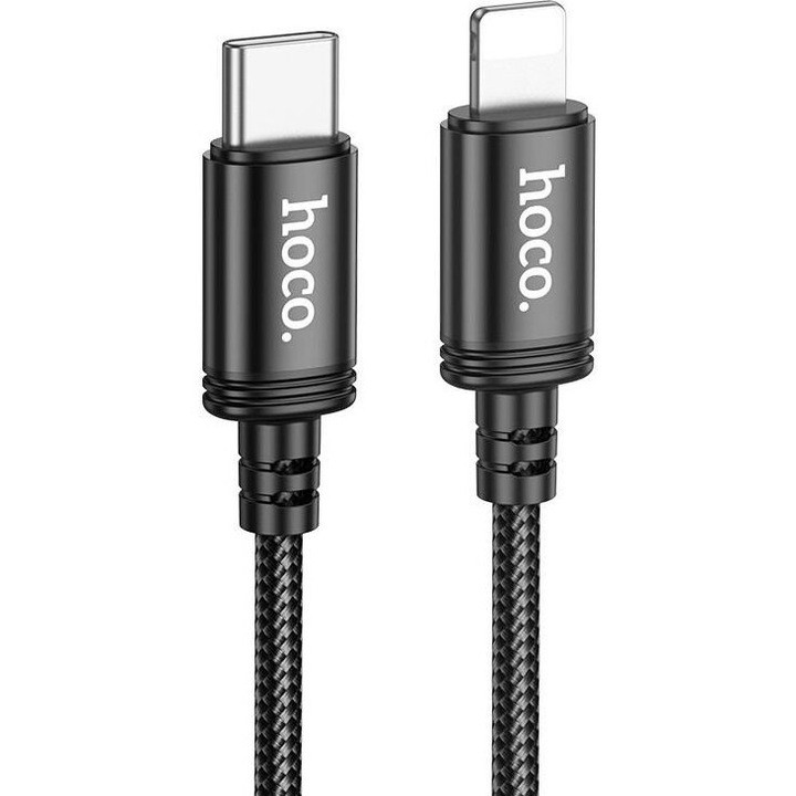 Cablu de date Hoco X89 USB-C - Lightning, 2m, 27W, negru
