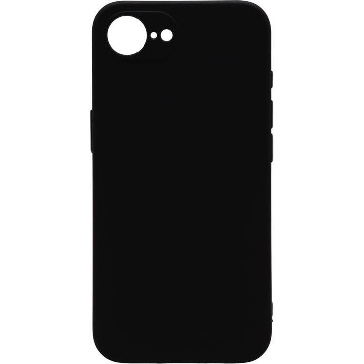 Husa telefon iNOS S-Cover TPU pentru Apple iPhone 16e 5G, neagra, design elegant