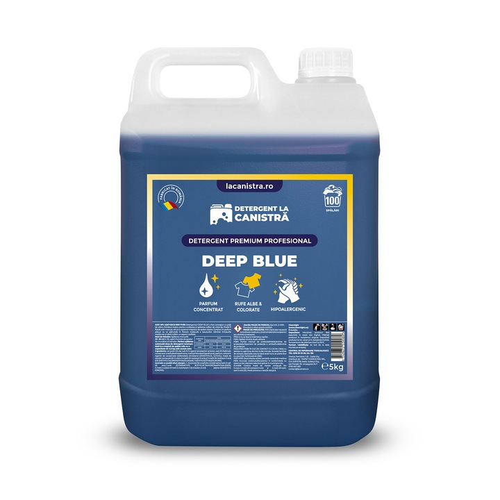 Detergent de rufe lichid, La Canistra, Deep Blue, 5L, 100 spalari
