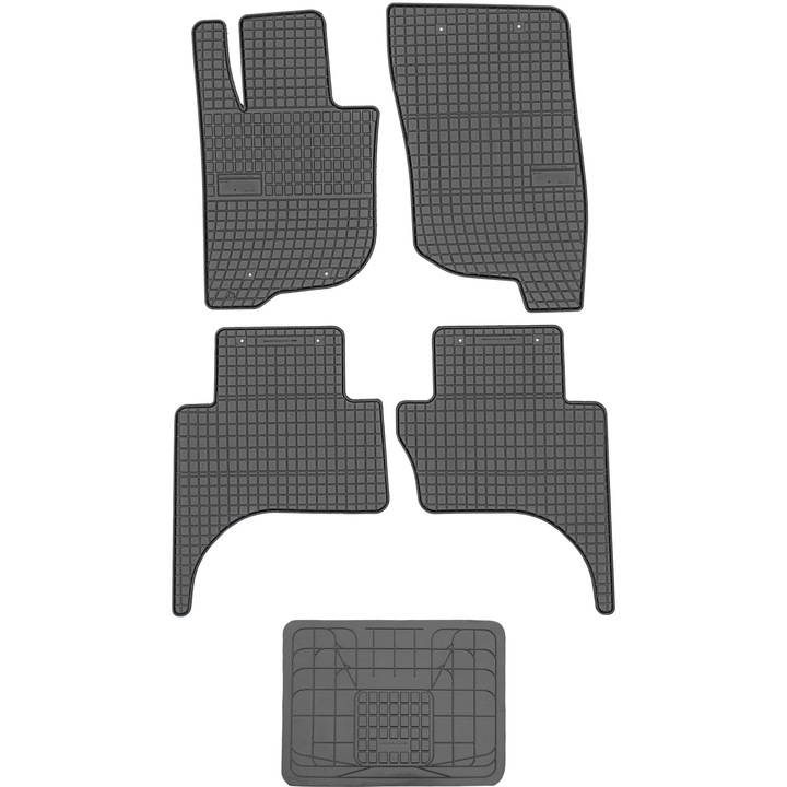Set covorase auto FROGUM, model El Toro, negru, 41x51cm, pentru Mitsubishi L200 2016-2019