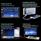 Player Auto, Duueyct, 7 Inch, Bluetooth, HndsFree, Control Tactil, Cu Telecomanda, Camera de Marsarier, Controler pe Volan, Ndroid Uto/IOS Universal, USB, Crd, Rdio, Rezolutie 800x480, Suporta Disc USB/AUX/card SD, Negru