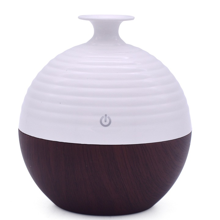 Umidificator de aer portabil, design compact, tehnologie nano-spray, alb, 110x100x100mm