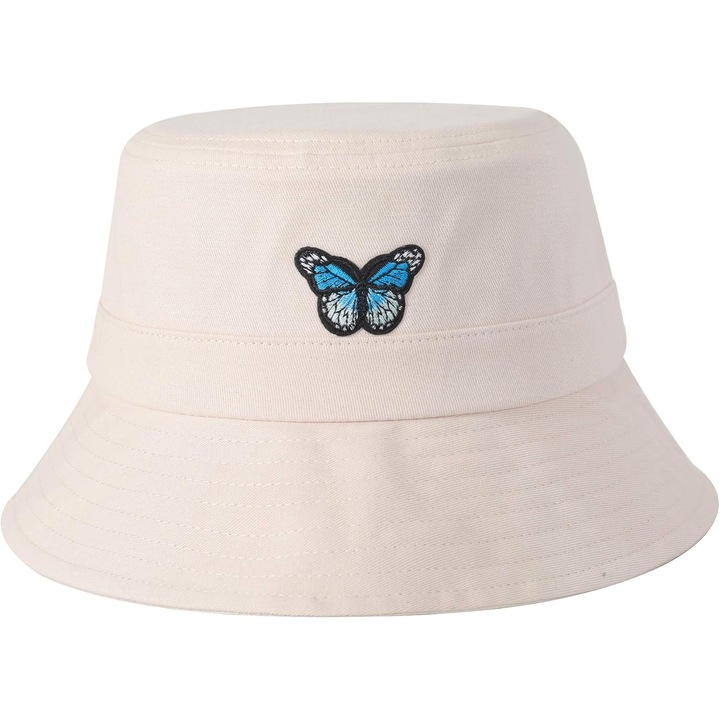 Caciula bucket unisex, brodata, model animal, multicolor, dimensiune unica