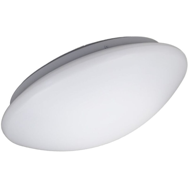 Кръгла LED плафониера за баня, 12W, неутрална бяла светлина 4000K, диаметър 290мм, защита IP44