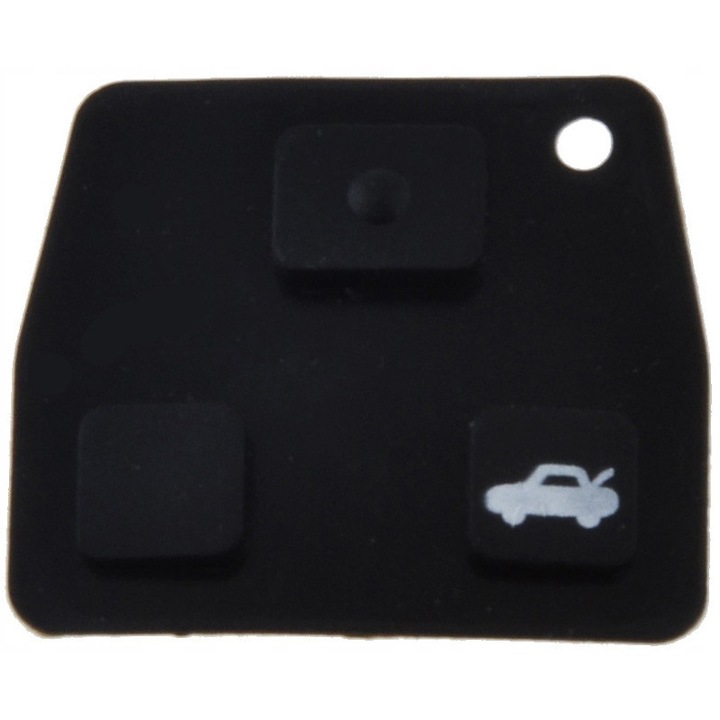 Carcasa Cheie pentru Toyota, Motokey, cauciuc, 3 butoane, multicolor