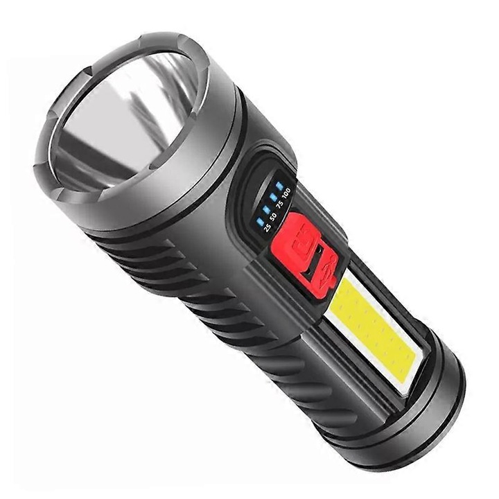 Lanterne L-822 Мини преносима LED акумулаторна USB, 4 източника на светлина, ABS, лека