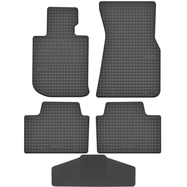 Set covorase auto MOTOHOBBY, negru, pentru BMW s3 G20 2019, din cauciuc rezistent, cu protectie pentru tunelul central