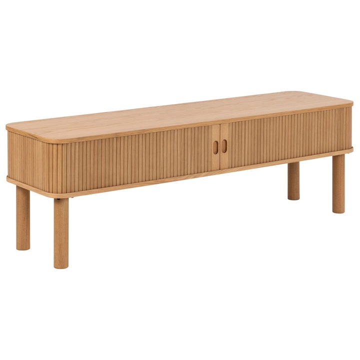 Comodă TV, Divani & Sofa, Langley, 2 uși, Stejar, 40x140x45cm