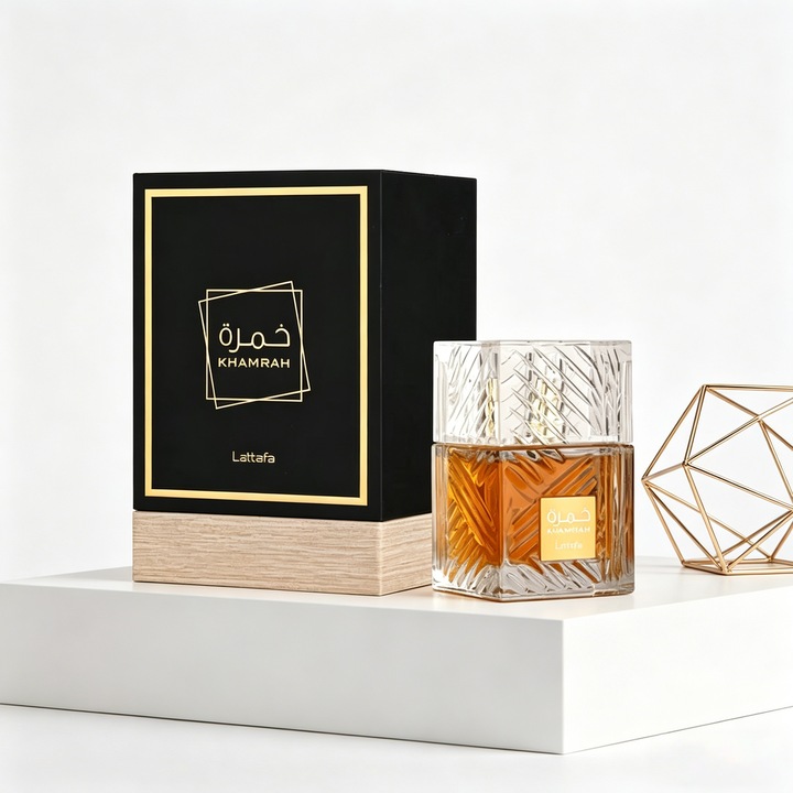 Parfum Lattafa Khamrah, unisex, 100ml, note lemnoase si orientale