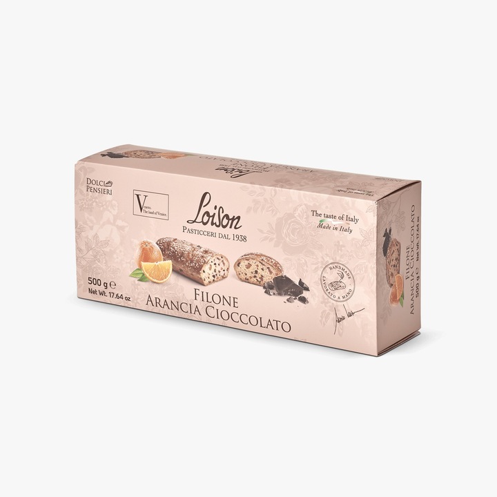 Cozonac cu portocale si ciocolata Filone, Loison 500g