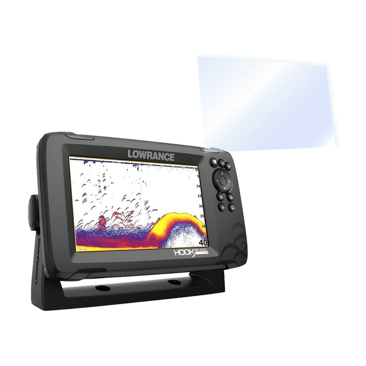 Защитно фолио за сонар FONIX NaviArmor, прозрачно, UV устойчивост, абсорбира удари, за Lowrance Hook Reveal 7