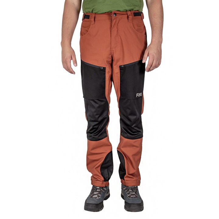FIRN férfi túranadrág hegyi túrázáshoz, Narancssárga
