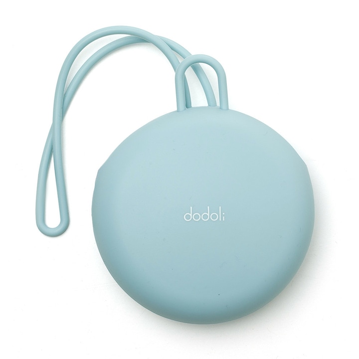 Suport Dodoli din silicon pentru protectie suzeta, Iceblue