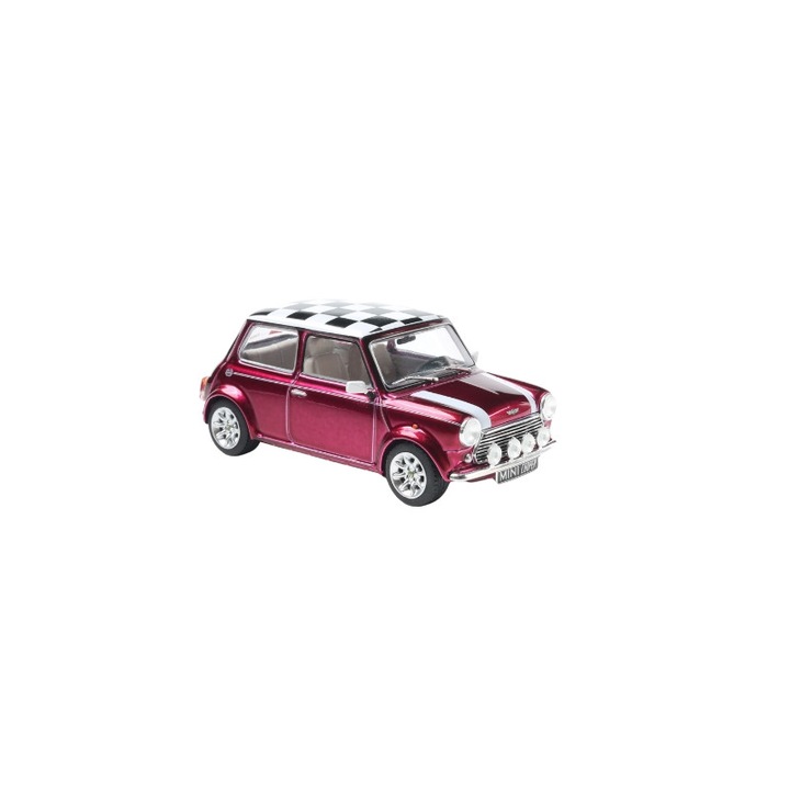 Mini Cooper Sport autómodell, lila, 1997, 1:43, Solido