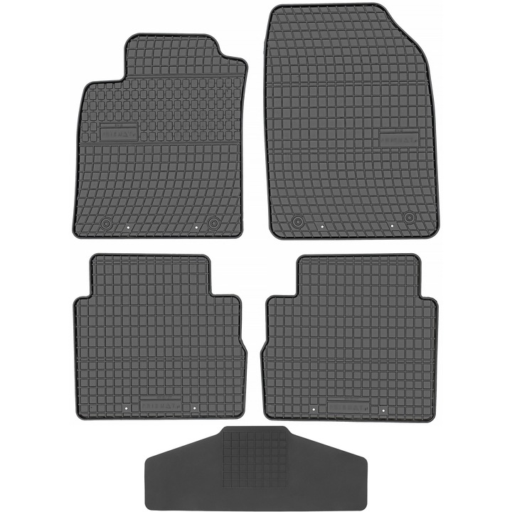 Set covorase auto Max-Dywanik cu protectie tunel central, negru, pentru Opel Vectra C Kombi 2003-2008