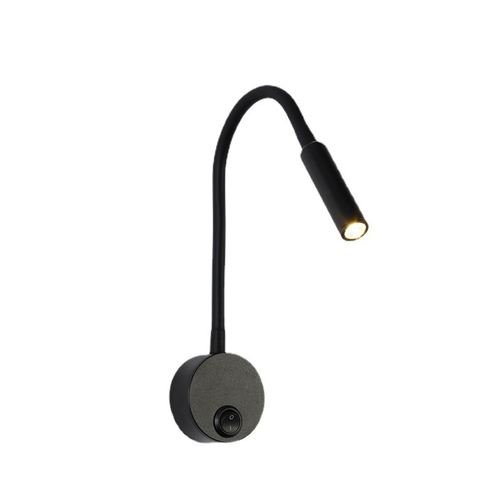 Modern LED fali lámpa vasból, egyszerű design, meleg fény, 30x10cm