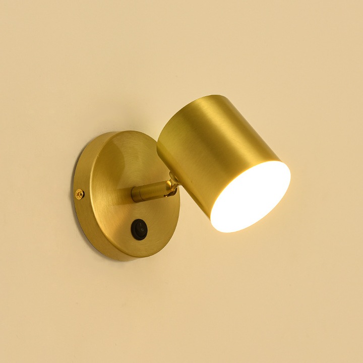 LED аплик, скандинавски дизайн, 3 цветови температури, акрил, 30x10см