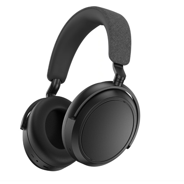 Vezeték nélküli Over-Ear fejhallgató, aktív zajszűrés, fekete