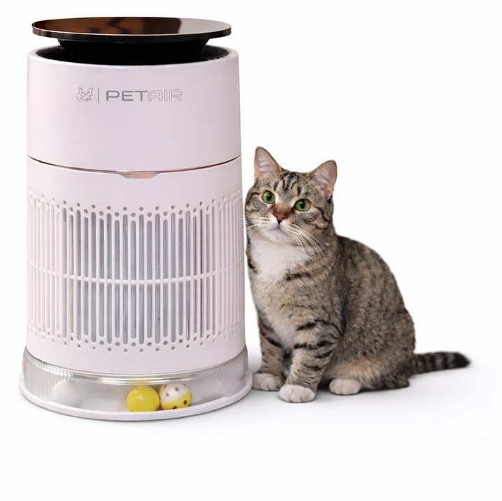 Purificator de aer PETAIR D1-SP201-B, filtru anti miros, indicatoare calitate aer, 17, 95x10, 63x10, 47cm