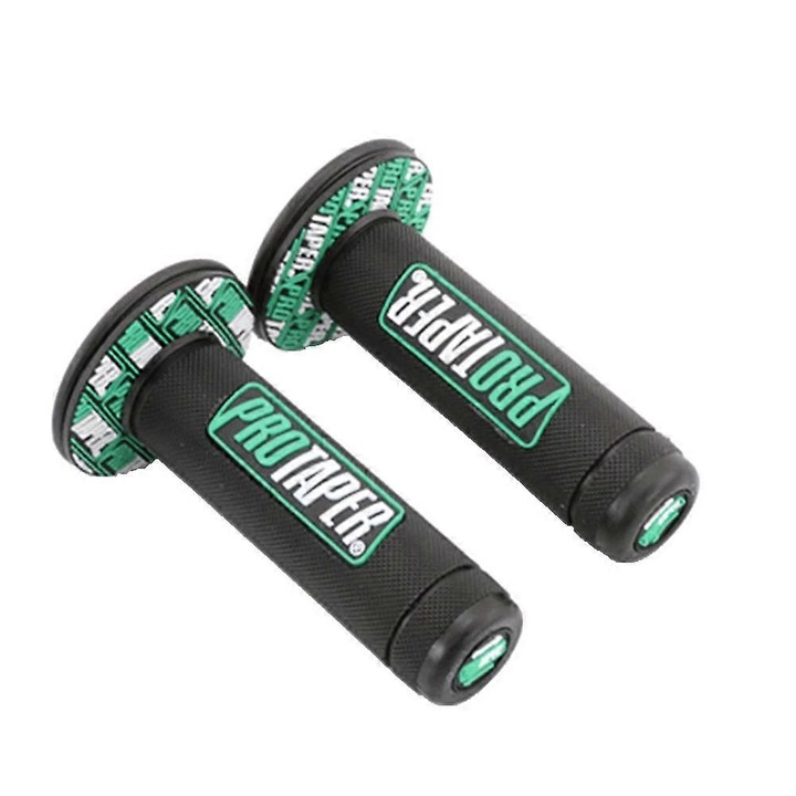Manere motocicleta din cauciuc, set 1 pereche, anti-alunecare, 22mm, 5x5x12cm