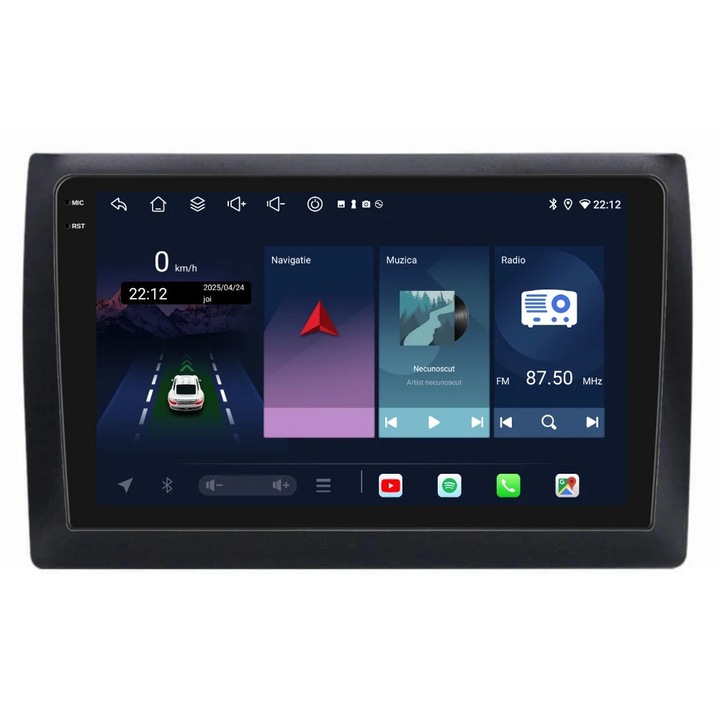 Navigatie PilotOn Fiat Stilo 2001-2010 9 inch 6GB 128GB 8 CORE