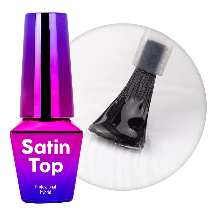 Top Satin MollyLac 10g, efect mat, fara necesitate de curatare, transparent