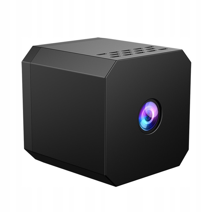 Mini HD 1080P megfigyelő kamera, PSPL, Wi-Fi, mozgásérzékelés, éjjellátó, 1,25x1,29x1,25 hüvelyk