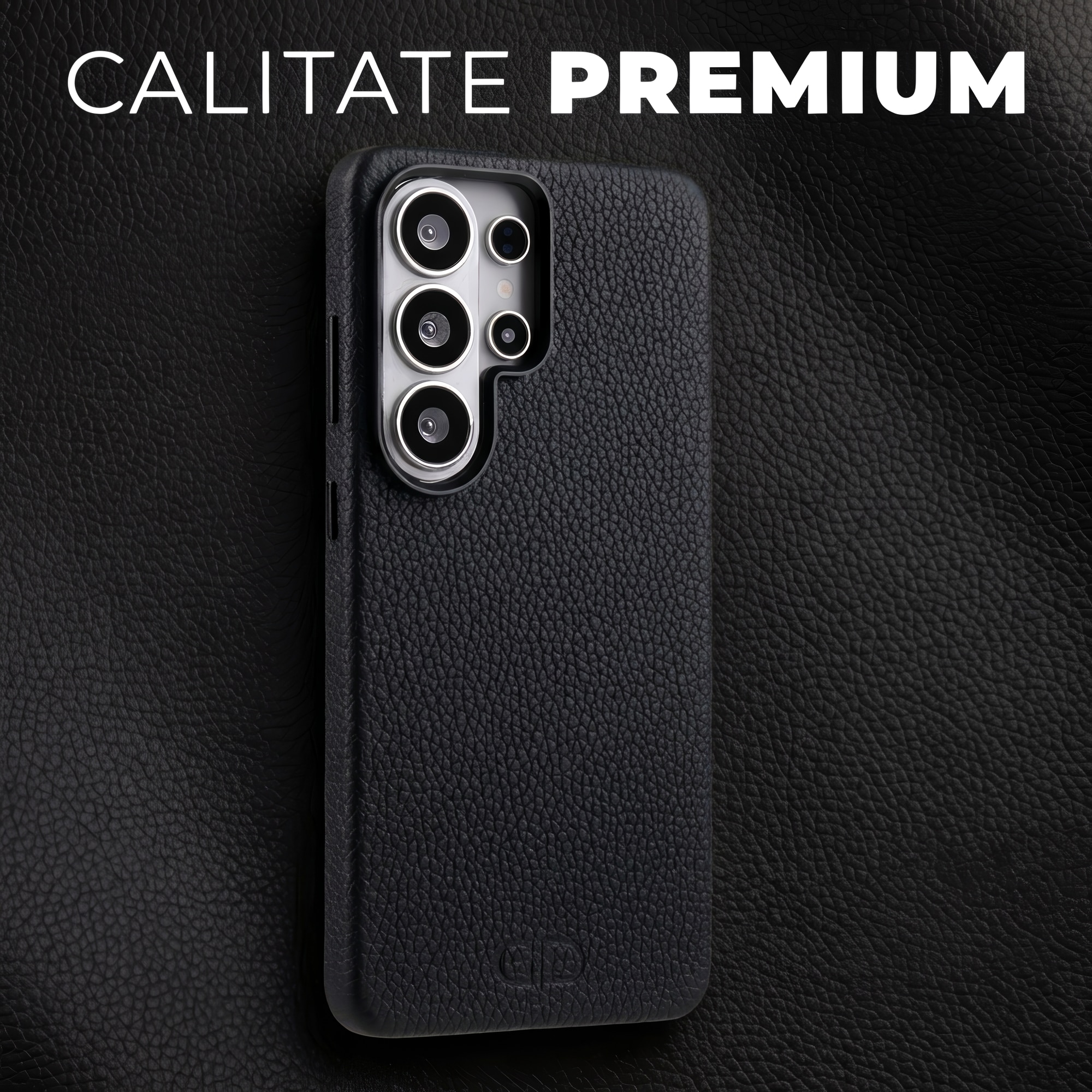 Husă din piele naturală DD Daden pentru Samsung S26 Ultra, MagSafe, handmade, neagră