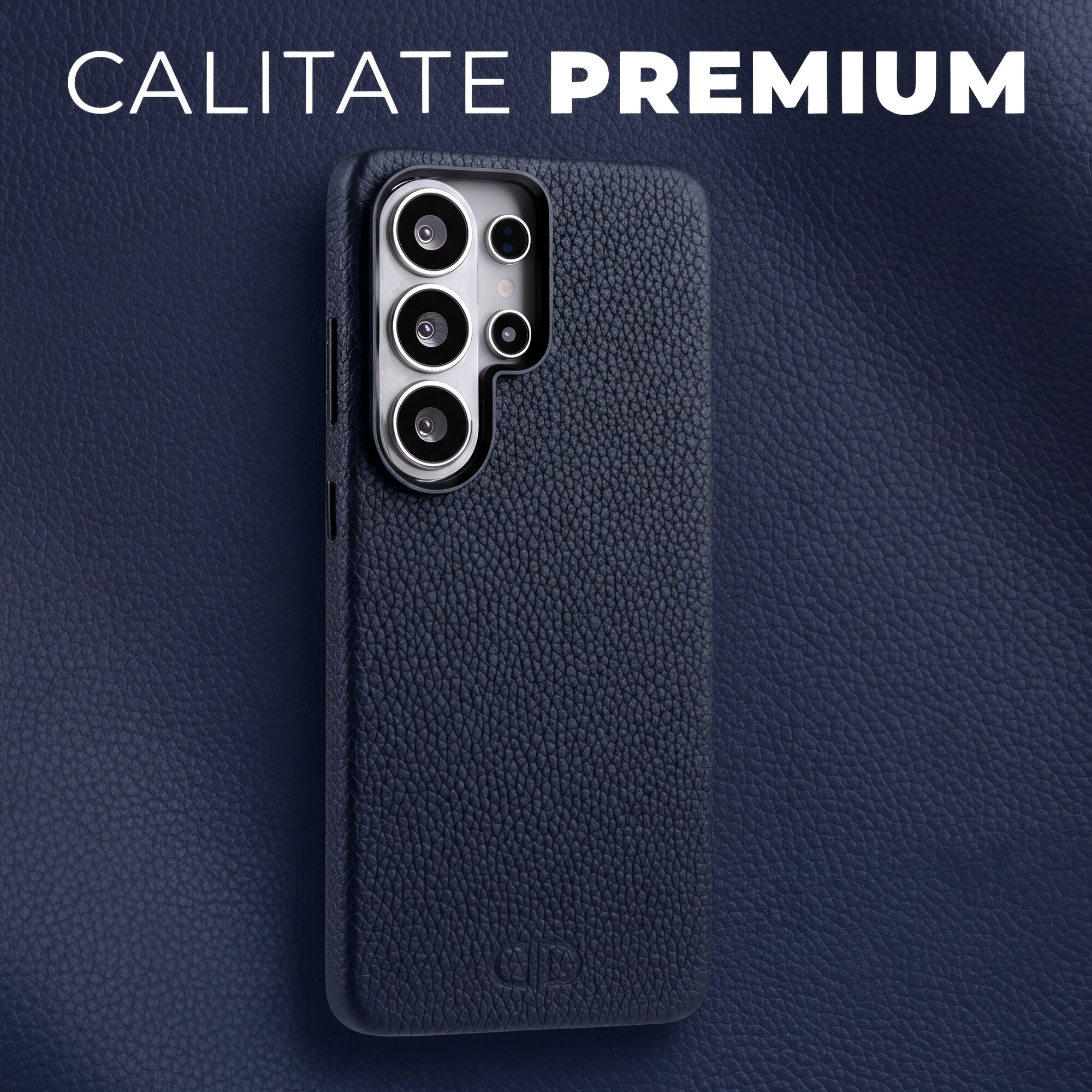 Husă Daden din piele naturală pentru Samsung Galaxy S26 Ultra, MagSafe, albastru, handmade