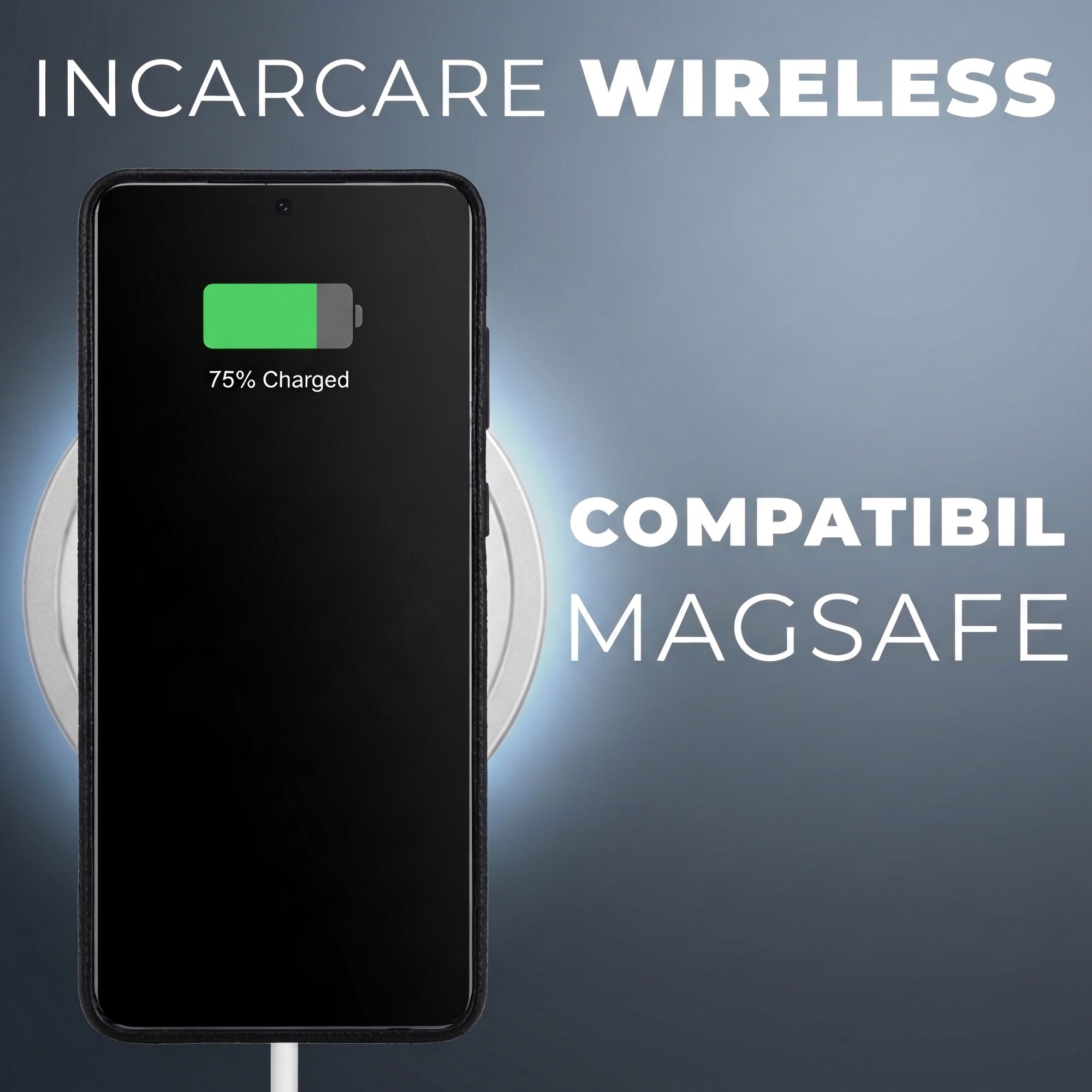 Husă Daden din piele naturală pentru Samsung Galaxy S26 Ultra, MagSafe, albastru, handmade